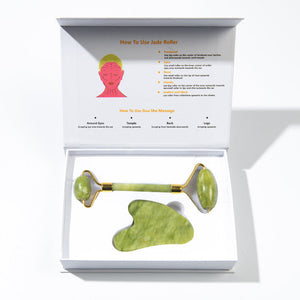 Aventurine Gua Sha Facial Massage Stone Mimfurn