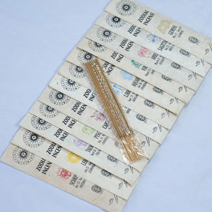 12 Zodiac Incense Sticks(Set of 12 Packs) Mimfurn