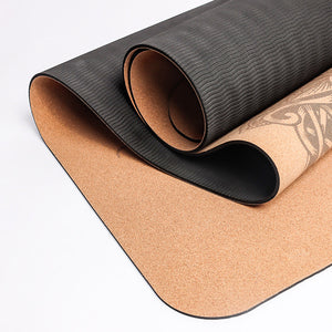 Cork yoga mat TPE 5mm MIMFURN