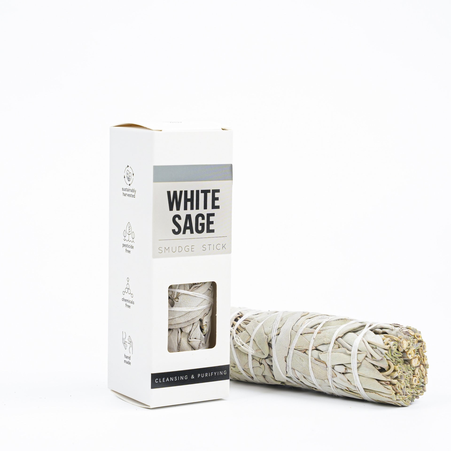 4'' White Sage Incense Bouquet Mimfurn