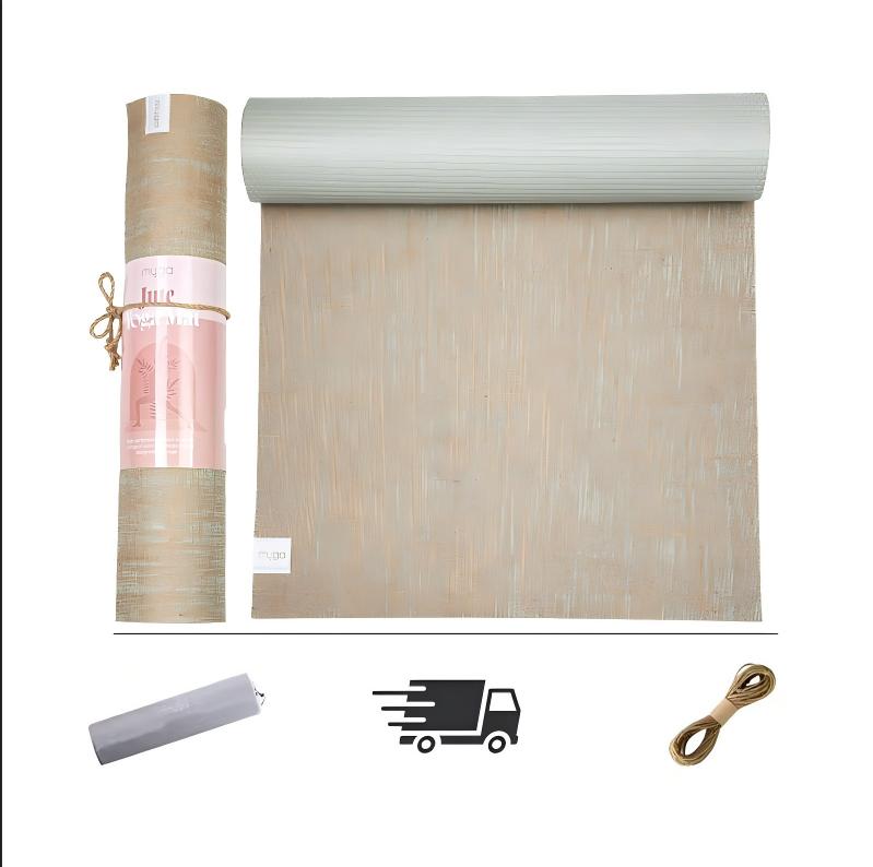 Jute Yoga Mat 5mm Mimfurn