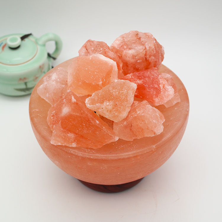 Himalayan Fire Bowl Salt Lamp 3kg Mimfurn