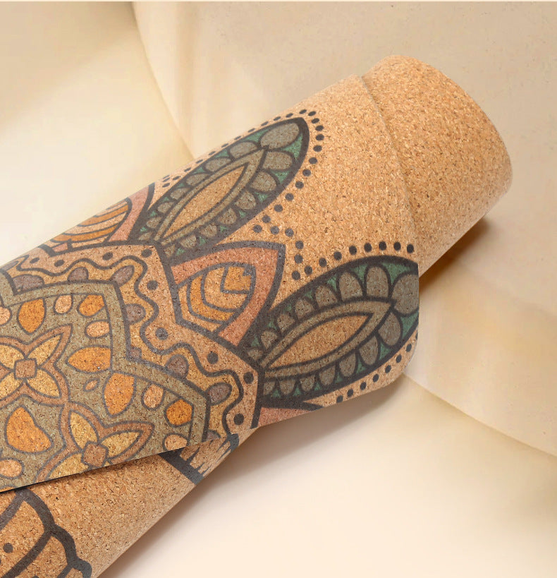 Travel mat yoga cork mat 1mm MIMFURN