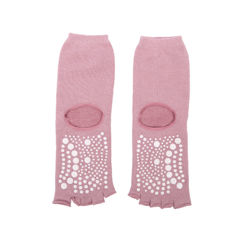 Grip Half Toe Low Rise Socks Mimfurn