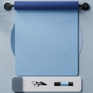 Exercise Yoga mat  TPE 6mm MIMFURN
