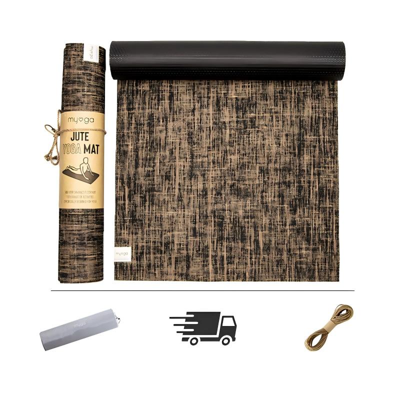 Jute Yoga Mat 5mm Mimfurn