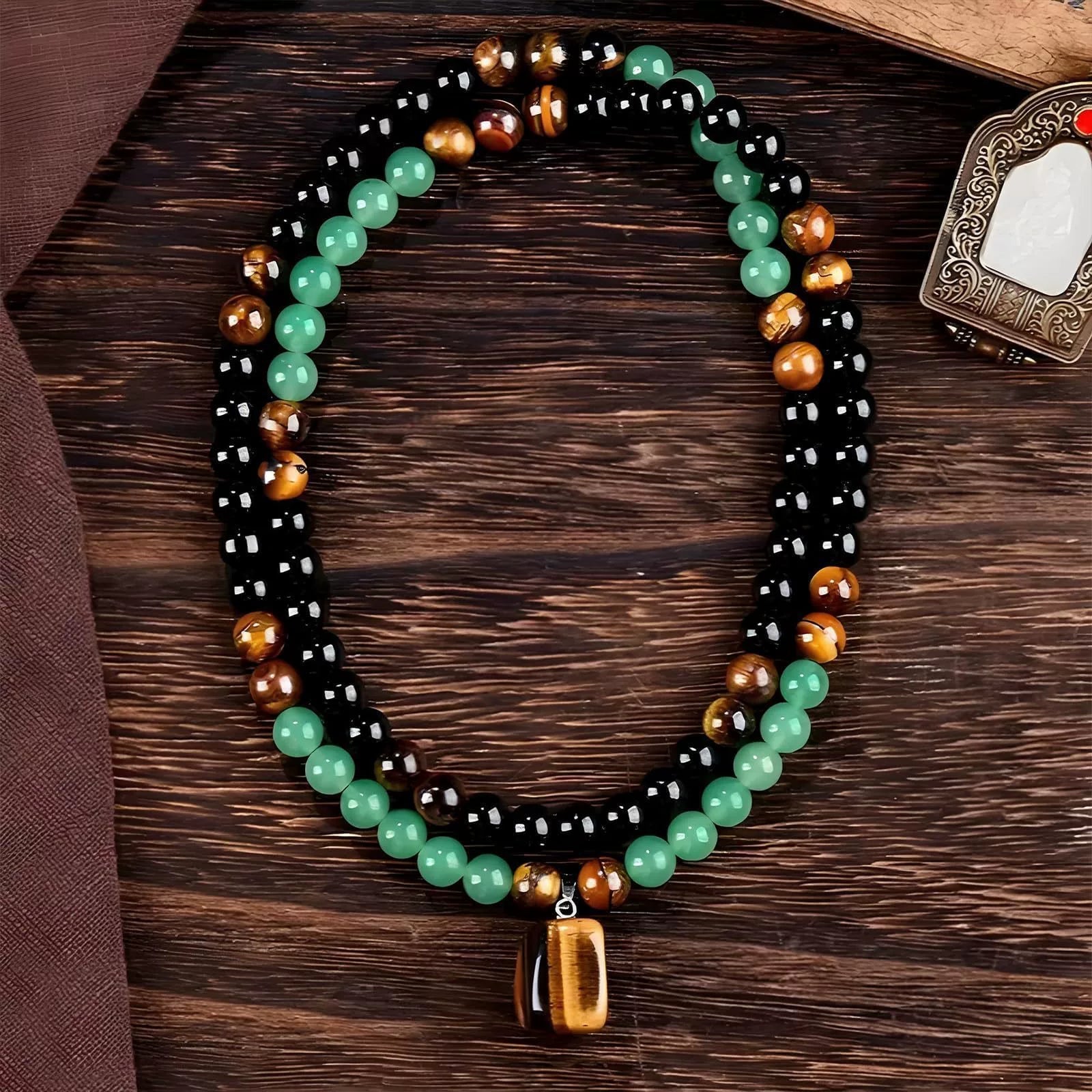 Mala Bead Necklace Set Mimfurn