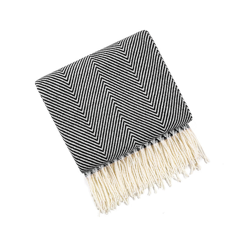 Solid Color Mexican Yoga Blanket MIMFURN