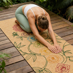 Cork yoga mat Leopard 5mm MIMFURN