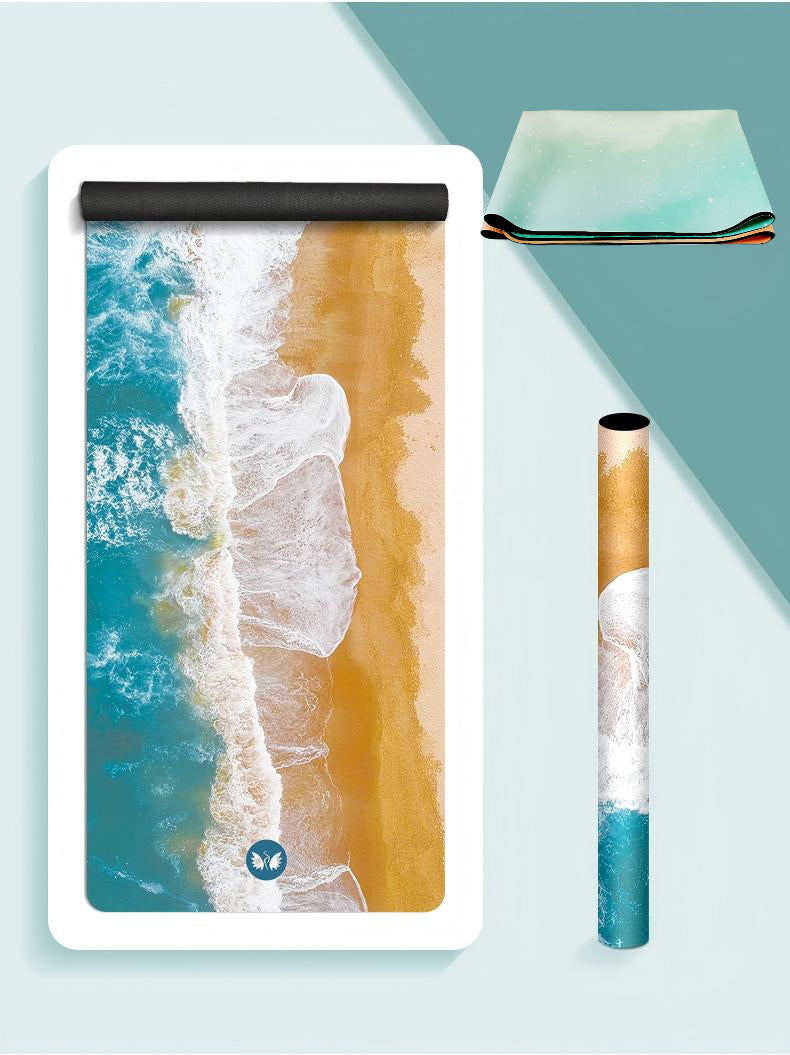 Travel yoga mat ocean  1.5mm MIMFURN
